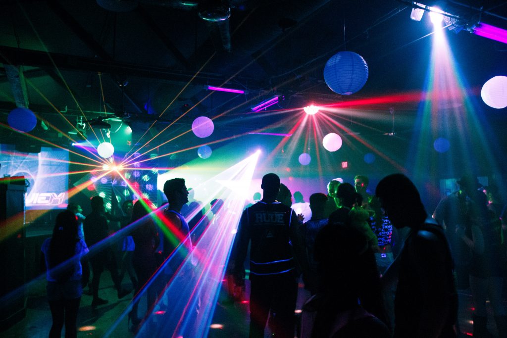 Dance club. Photo by Kevin Coropassi, CC BY-ND 2.0
